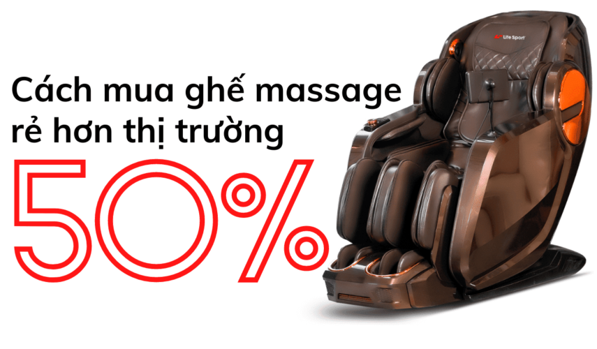 Gía ghế massage như thế nào là rẻ - Hướng dẫn mặc cả rẻ hơn thị trường 50%